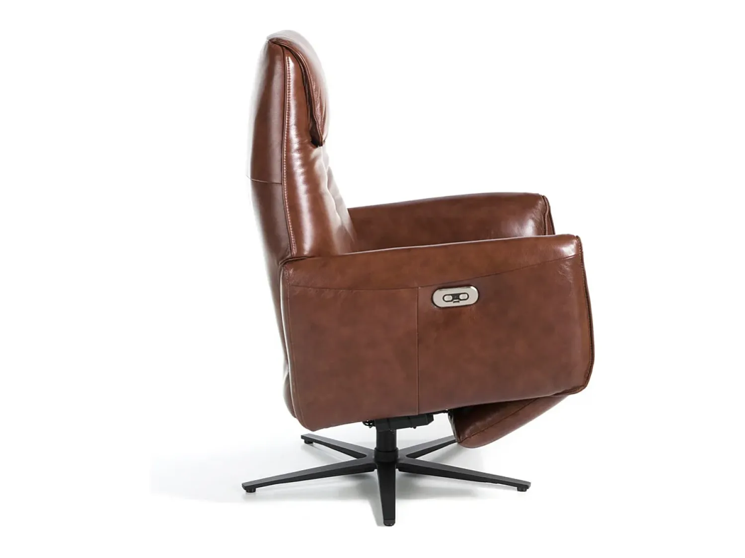 Discount Angel Cerda Poltrona giratório em pele castanha chocolate 5056 Castanho
