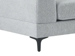 Poltrona|Vente-unique Poltrona individual em tecido texturizado de cor cinza claro JAMOLO Cinzento claro