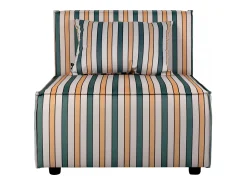 Poltrona lounge de veludo HARPER^ Poltrona