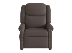 Poltrona* Poltrona massagens couro artificial brilhante SHL191591 Castanho
