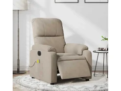 Poltrona* Poltrona massagens recli. elétrica microfibra cinza-acastanhado SHL207720 Taupe