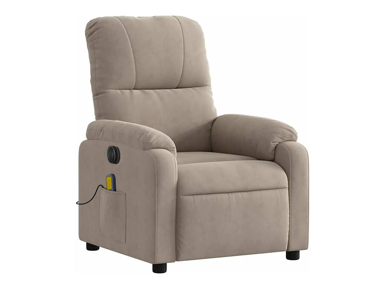 Poltrona* Poltrona massagens recli. elétrica microfibra cinza-acastanhado SHL207720 Taupe