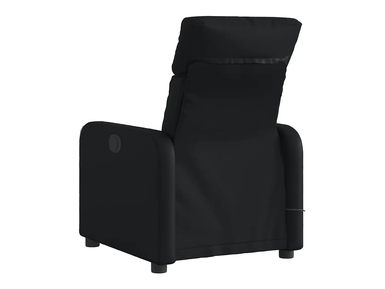 Poltrona| Poltrona massagens reclinável elétrica couro artificial SHL654366 Preto