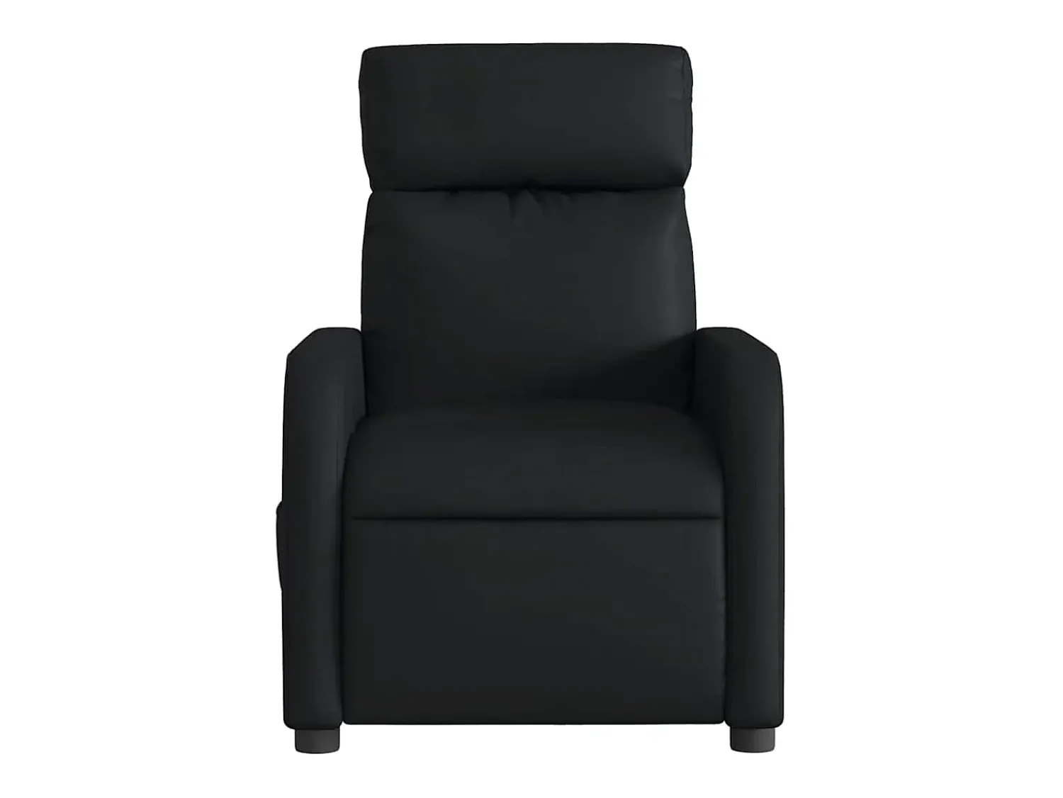 Poltrona| Poltrona massagens reclinável elétrica couro artificial SHL654366 Preto