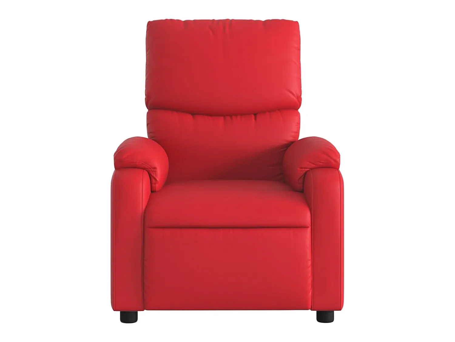 Poltrona| Poltrona massagens reclinável elétrica couro artif. SHL694026 Vermelho