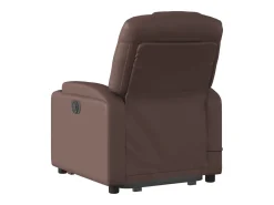 Best Poltrona massagens reclinável elevatória couro artif. SHL792600 Castanho