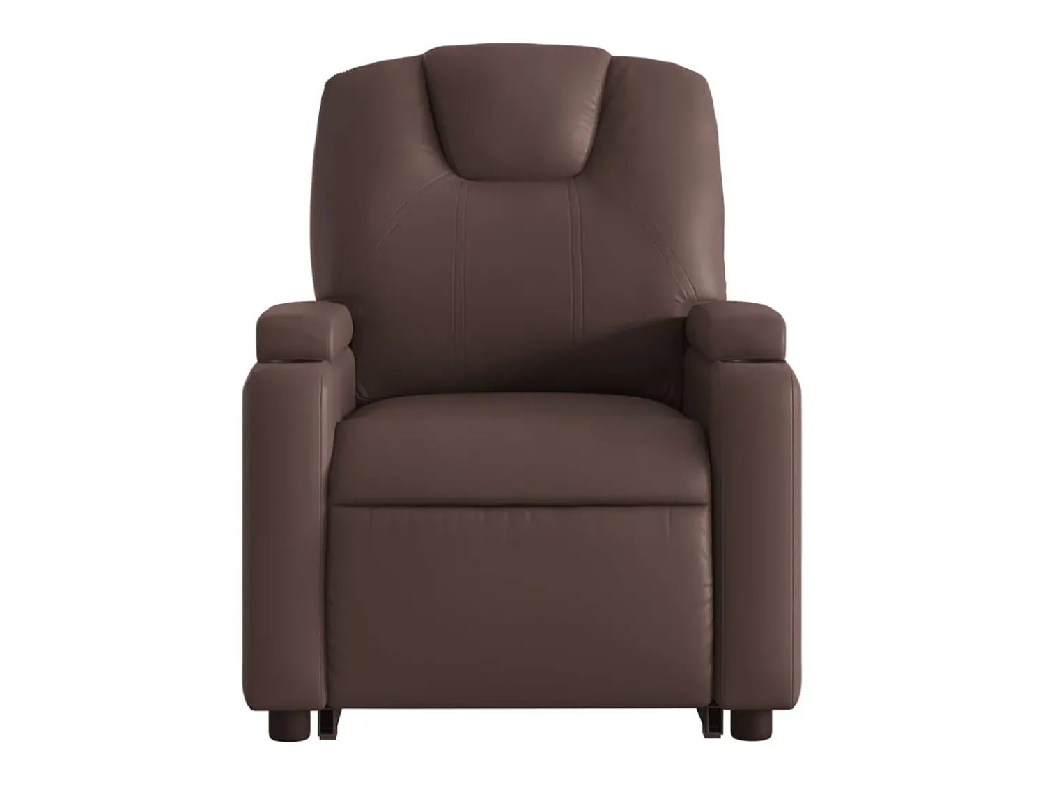 Best Poltrona massagens reclinável elevatória couro artif. SHL792600 Castanho