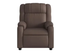 Poltrona massagens reclinável elétrica couro artif. SHL455077^ Poltrona