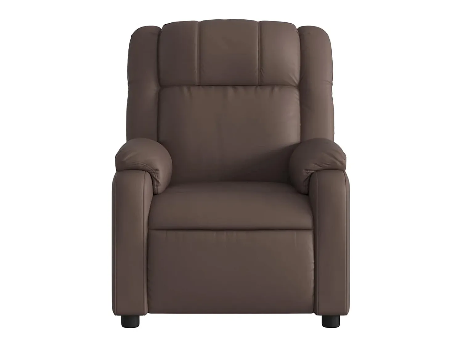 Poltrona massagens reclinável elétrica couro artif. SHL455077^ Poltrona