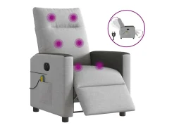 Poltrona* Poltrona massagens reclinável elétrica tecido -nublado SHL521448 Cinzento