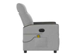 Poltrona* Poltrona massagens reclinável elétrica tecido -nublado SHL521448 Cinzento
