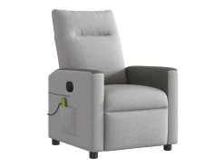 Poltrona* Poltrona massagens reclinável elétrica tecido -nublado SHL521448 Cinzento