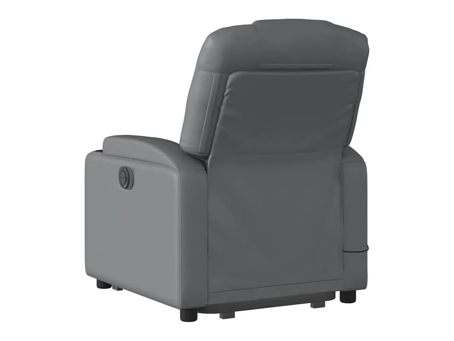 Discount Poltrona massagens reclinável elevatória couro artif. SHL374044 Cinzento