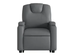 Discount Poltrona massagens reclinável elevatória couro artif. SHL374044 Cinzento