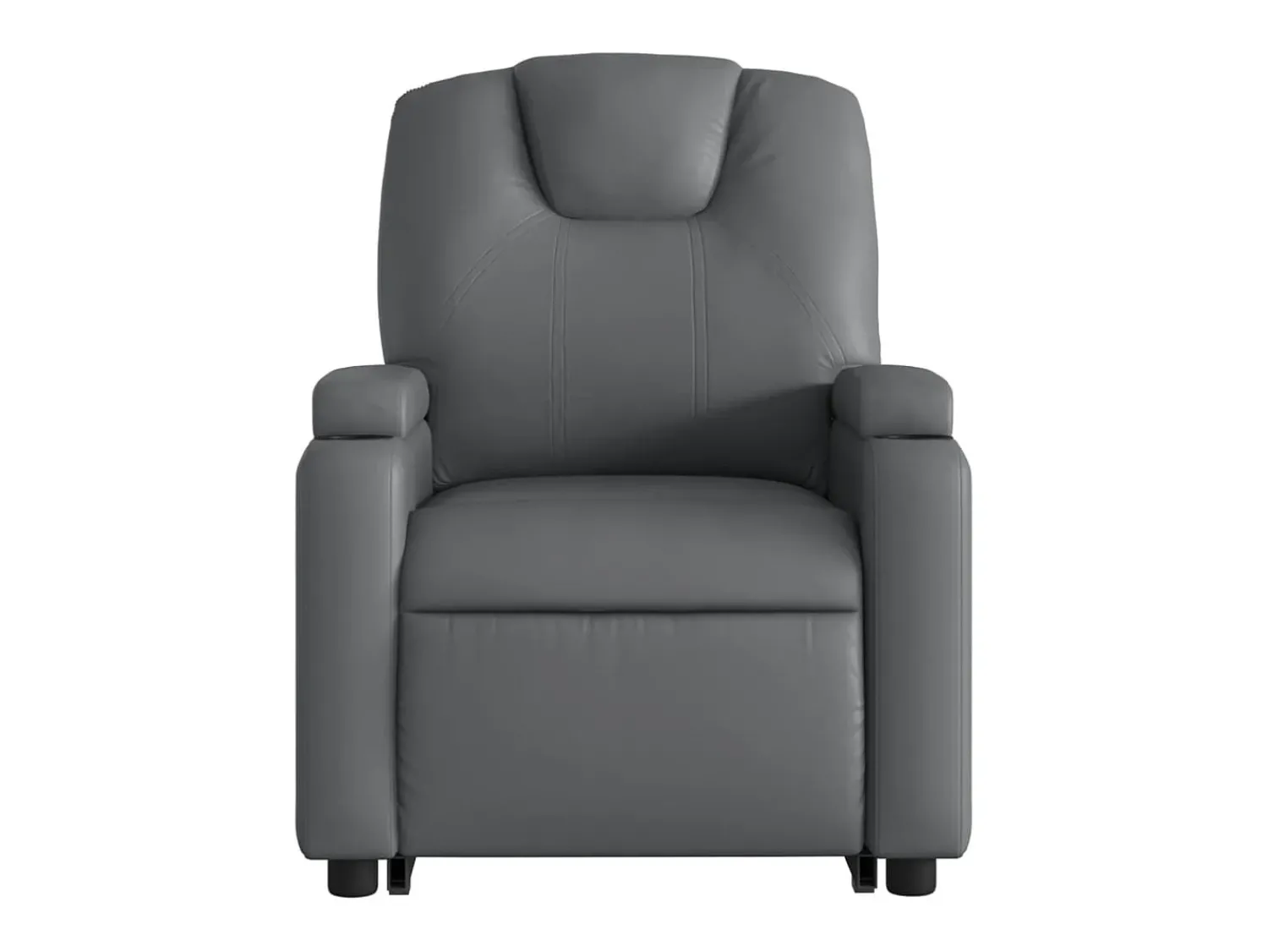 Discount Poltrona massagens reclinável elevatória couro artif. SHL374044 Cinzento