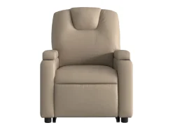 Poltrona| Poltrona massagens reclinável elevatória couro art. cappuccino SHL468170 Castanho