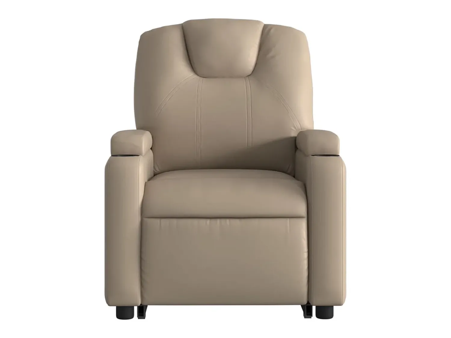 Poltrona| Poltrona massagens reclinável elevatória couro art. cappuccino SHL468170 Castanho