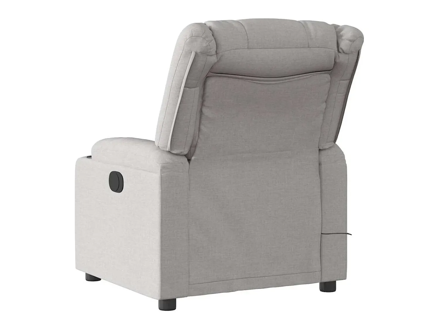 Poltrona massagens reclinável elétrica tecido -nublado SHL435645^ Poltrona
