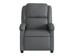 Poltrona* Poltrona massagens reclinável elétrica couro artif. SHL361313 Cinzento