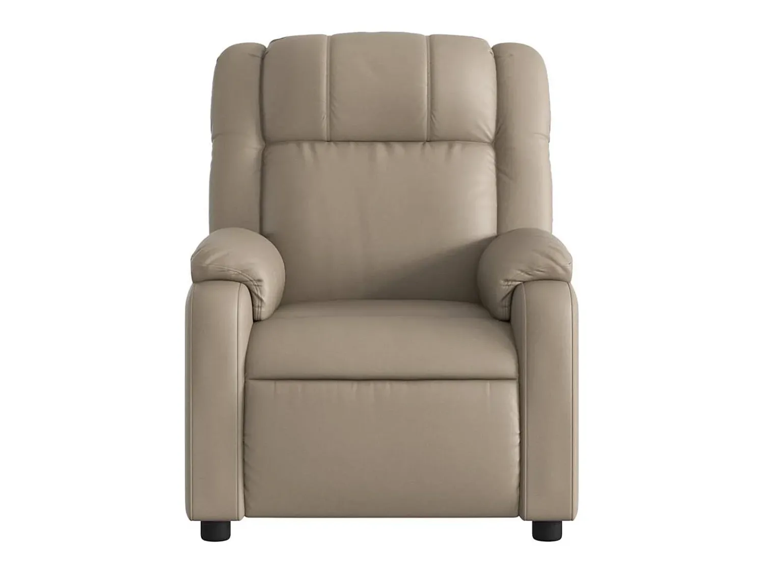 Sale Poltrona massagens reclinável elétrica couro artif. cappuccino SHL900921 Castanho