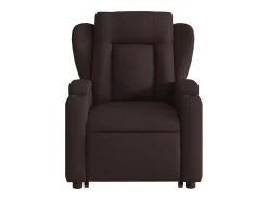 Poltrona* Poltrona massagens reclinável elevatória tecido -escuro SHL672221 Castanho