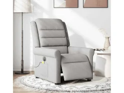 Poltrona| Poltrona massagens reclinável elétrica tecido -nublado SHL462167 Cinzento