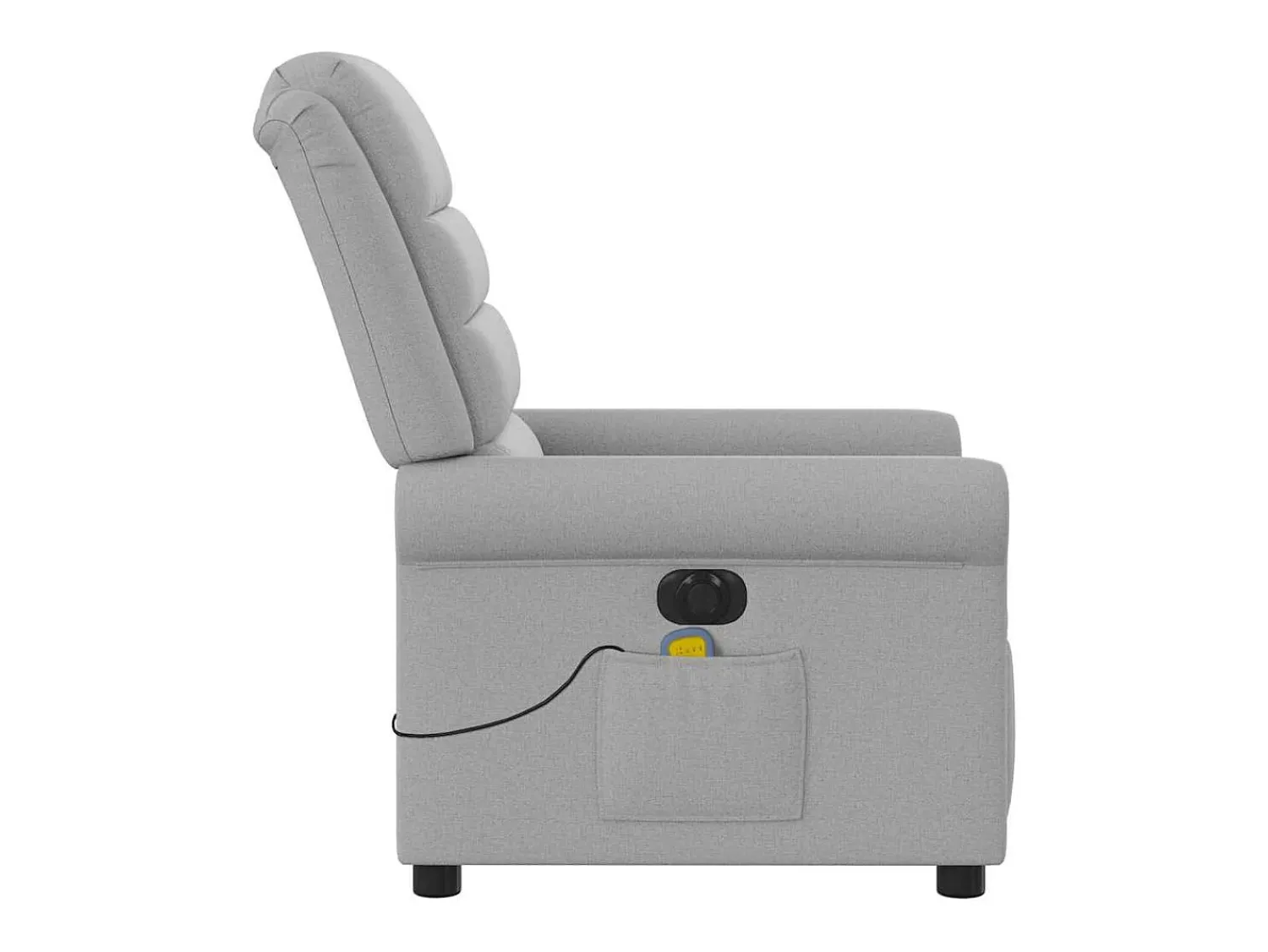 Poltrona| Poltrona massagens reclinável elétrica tecido -nublado SHL462167 Cinzento
