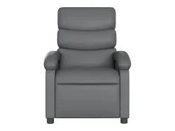 Best Poltrona massagens reclinável elétrica couro artif. SHL429781 Cinzento