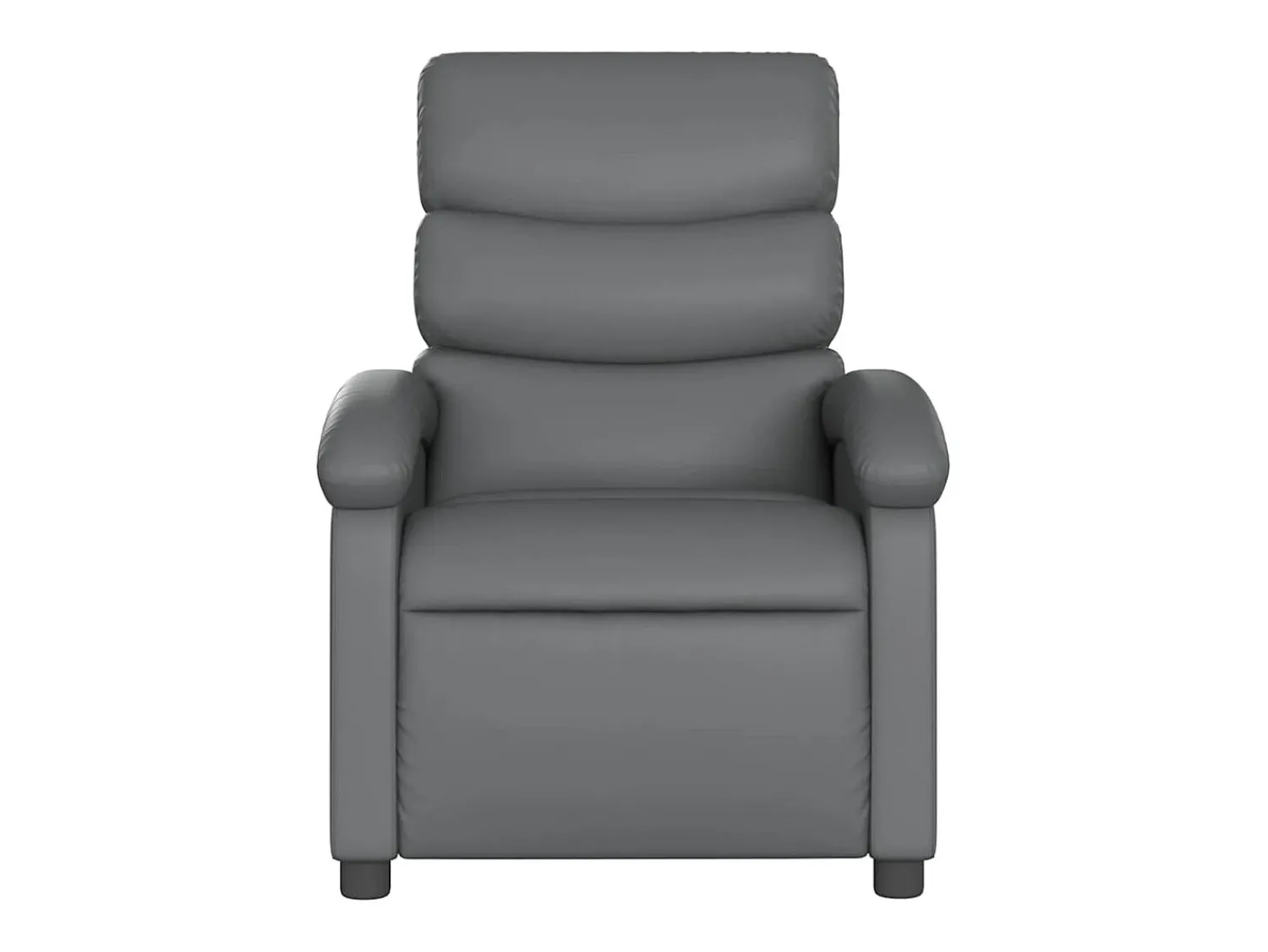 Best Poltrona massagens reclinável elétrica couro artif. SHL429781 Cinzento
