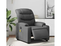 Poltrona massagens reclinável elétrica couro artif. SHL917816^ Poltrona