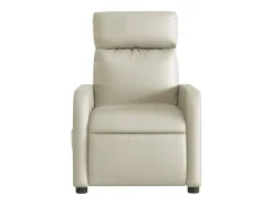Poltrona massagens reclinável elétrica couro artificial SHL778644^ Poltrona