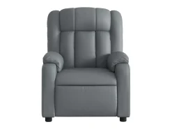 Sale Poltrona massagens reclinável elétrica couro artif. SHL641516 Cinzento