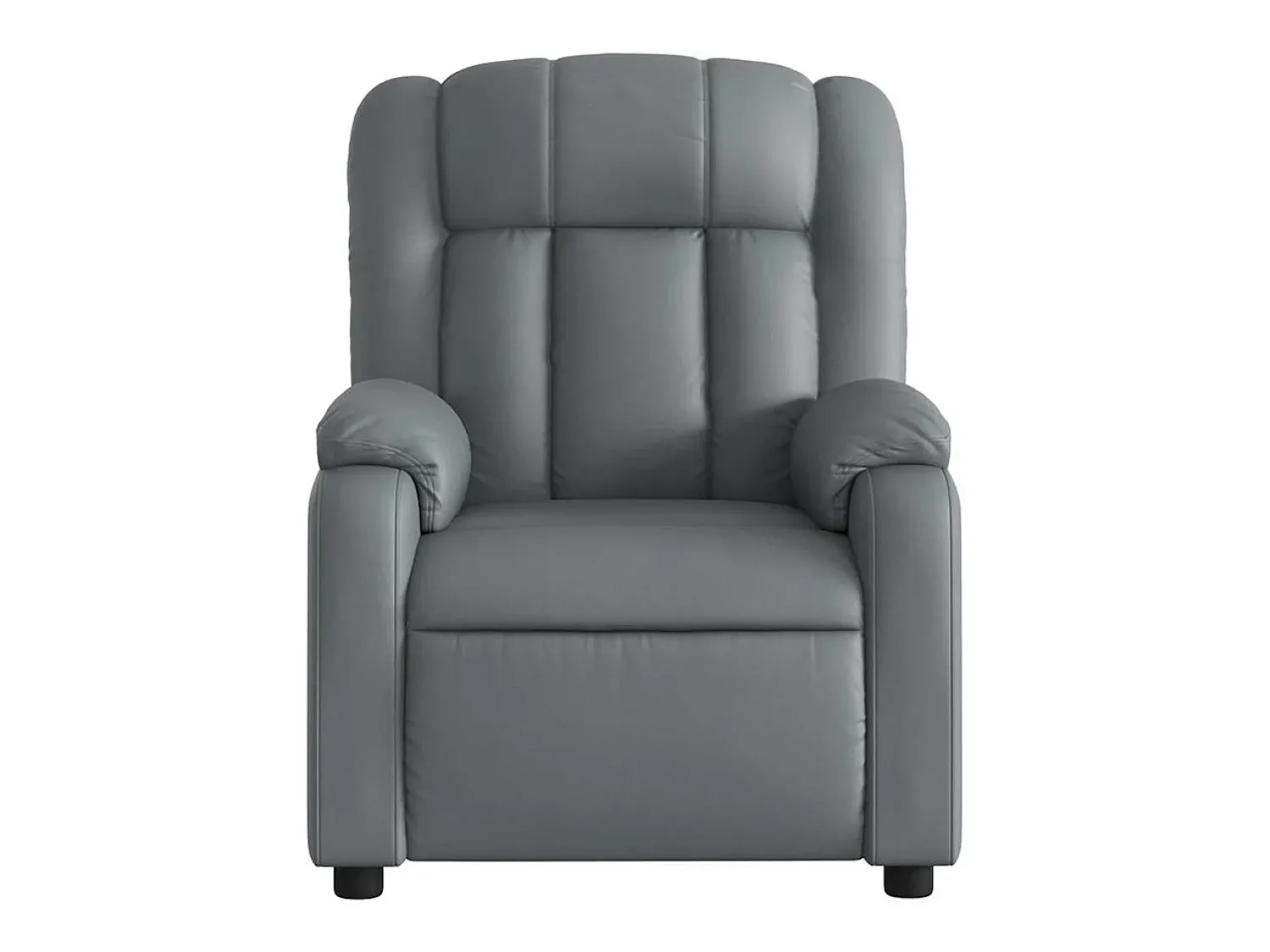 Sale Poltrona massagens reclinável elétrica couro artif. SHL641516 Cinzento