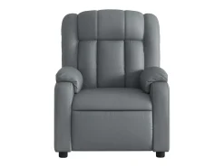 Sale Poltrona massagens reclinável elétrica couro artif. SHL641516 Cinzento