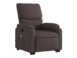 Poltrona* Poltrona massagens reclinável elevatória tecido -escuro SHL247891 Castanho
