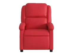 Discount Poltrona massagens reclinável elétrica couro artif. SHL690304 Vermelho