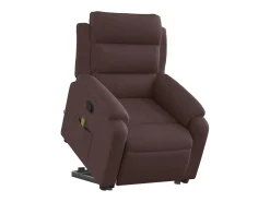 Poltrona* Poltrona massagens reclinável elevatória tecido -escuro SHL201154 Castanho
