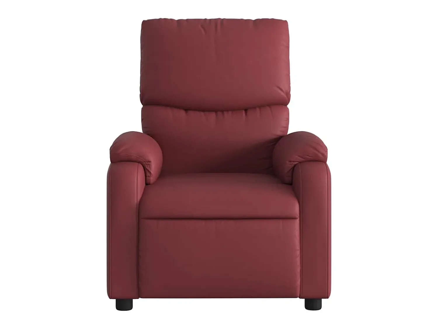 Poltrona| Poltrona massagens reclin. elétrica couro artif. -tinto SHL473794 Vermelho