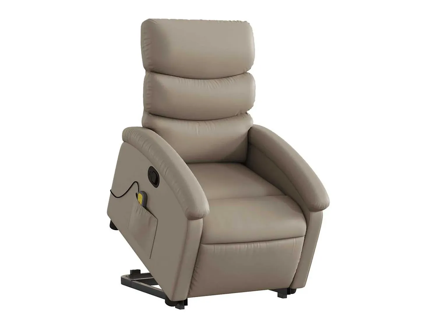 Best Poltrona massagens reclinável elevatória couro art. cappuccino SHL216908 Castanho