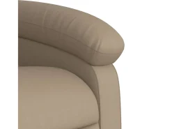 Best Poltrona massagens reclinável elevatória couro art. cappuccino SHL216908 Castanho