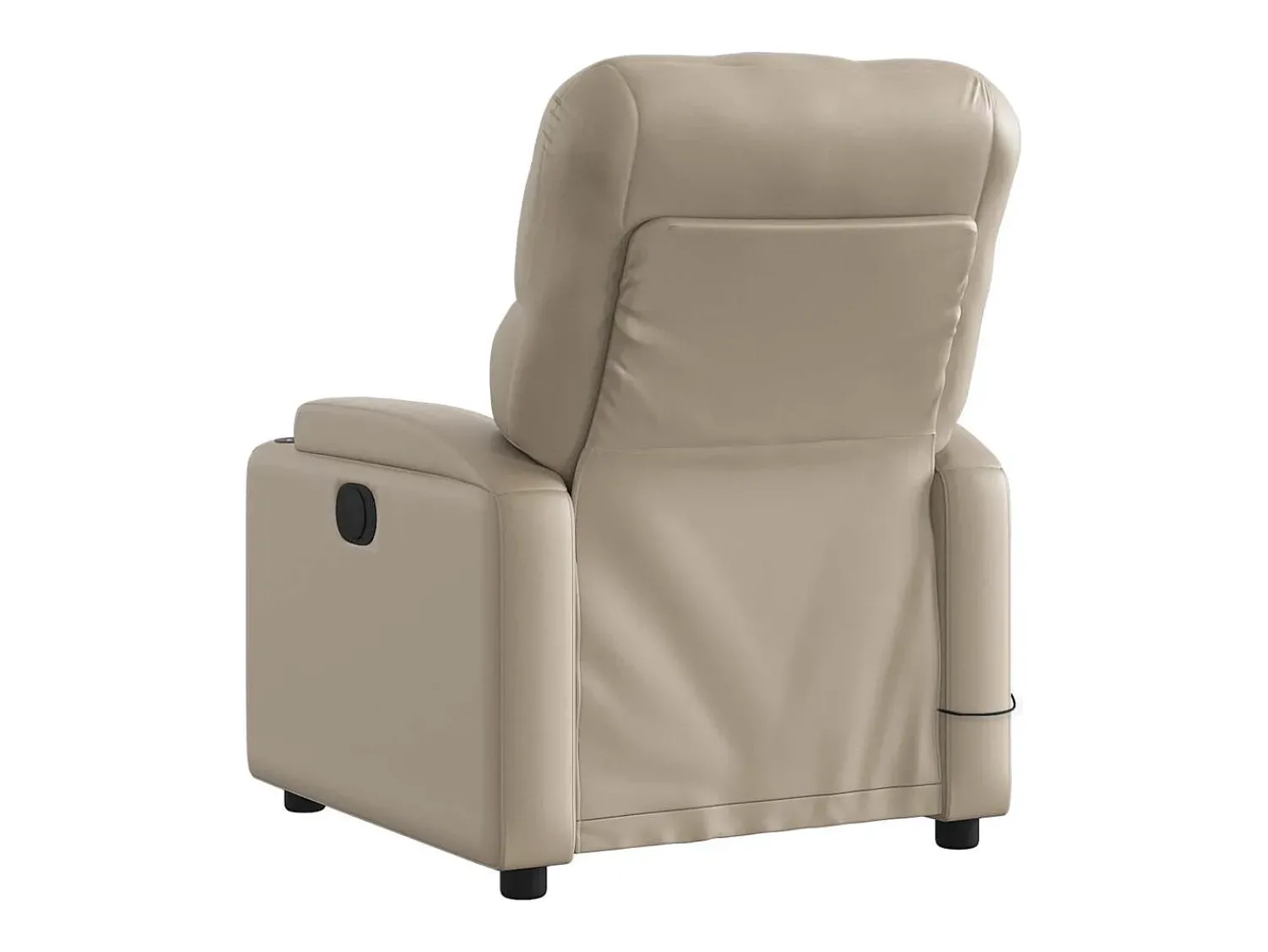 Best Poltrona massagens reclinável elétrica couro artif. cappuccino SHL316154 Castanho