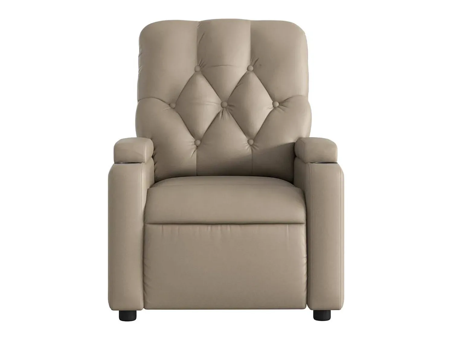 Best Poltrona massagens reclinável elétrica couro artif. cappuccino SHL316154 Castanho