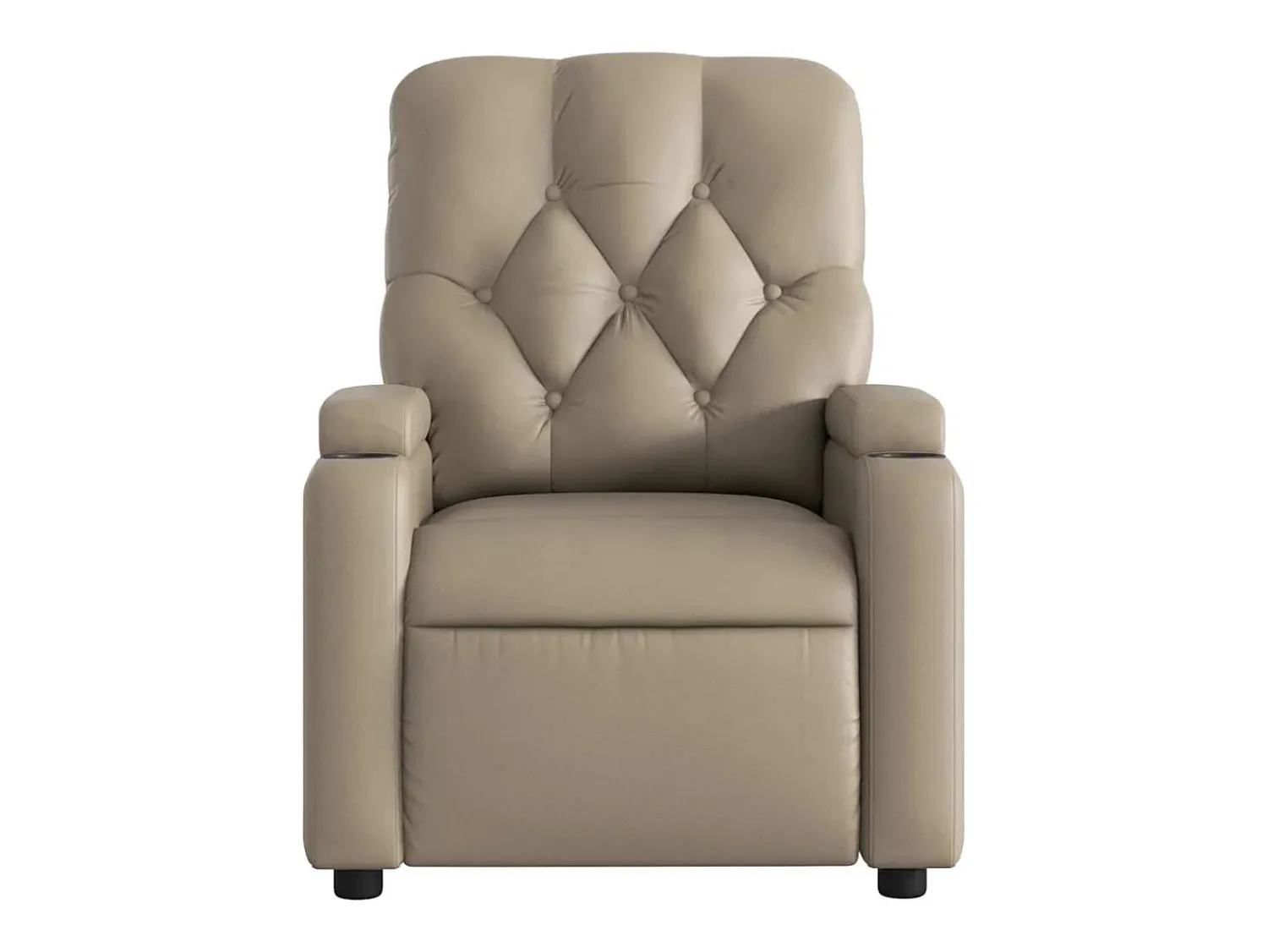 Best Poltrona massagens reclinável elétrica couro artif. cappuccino SHL316154 Castanho