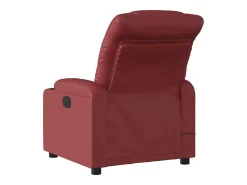 Poltrona massagens reclinável couro artificial tinto SHL909043^ Poltrona