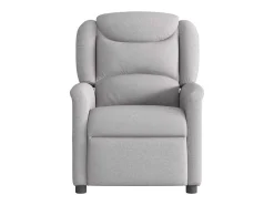 Poltrona massagens reclinável elétrica tecido -nublado SHL915829^ Poltrona