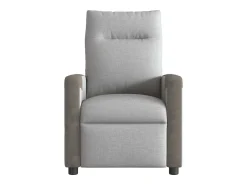 Poltrona| Poltrona massagens reclinável elétrica tecido -nublado SHL309353 Cinzento