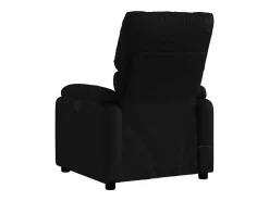 Hot Poltrona massagens reclinável elétrica couro artificial SHL486290 Preto