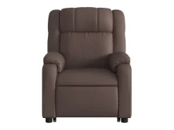 Hot Poltrona massagens reclinável elevatória couro artif. SHL339157 Castanho