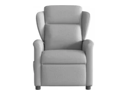 Online Poltrona massagens reclinável elétrica tecido -nublado SHL480542 Cinzento