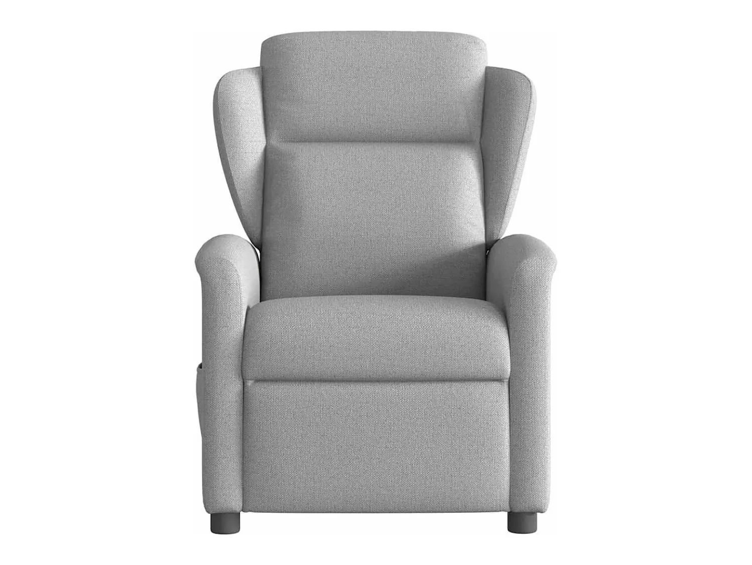 Online Poltrona massagens reclinável elétrica tecido -nublado SHL480542 Cinzento
